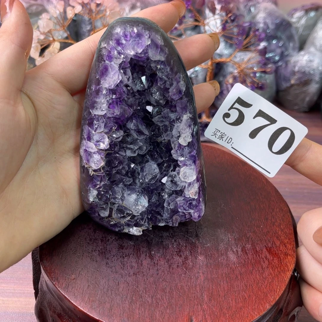 紫晶珠宝半成品未镶嵌