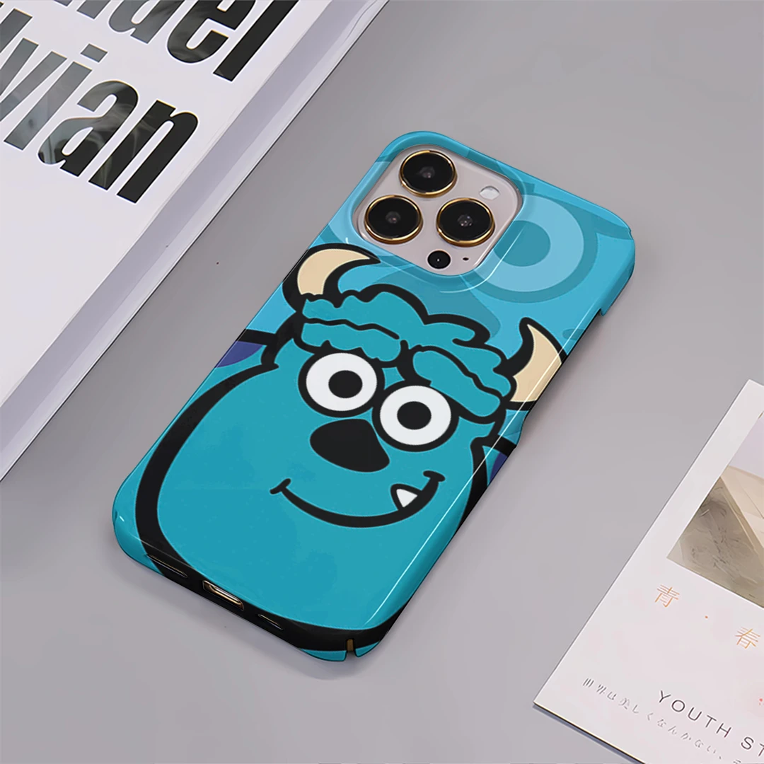 蓝毛怪适用苹果16promax手机壳iPhone15硬壳14软壳13菲林12xr