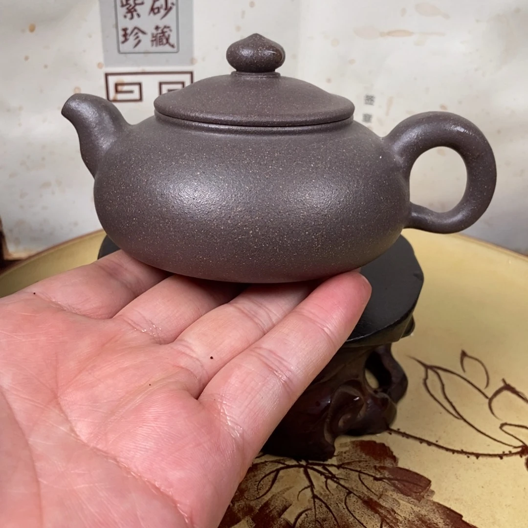 紫砂茶壶老天青160 容量宜兴紫砂壶