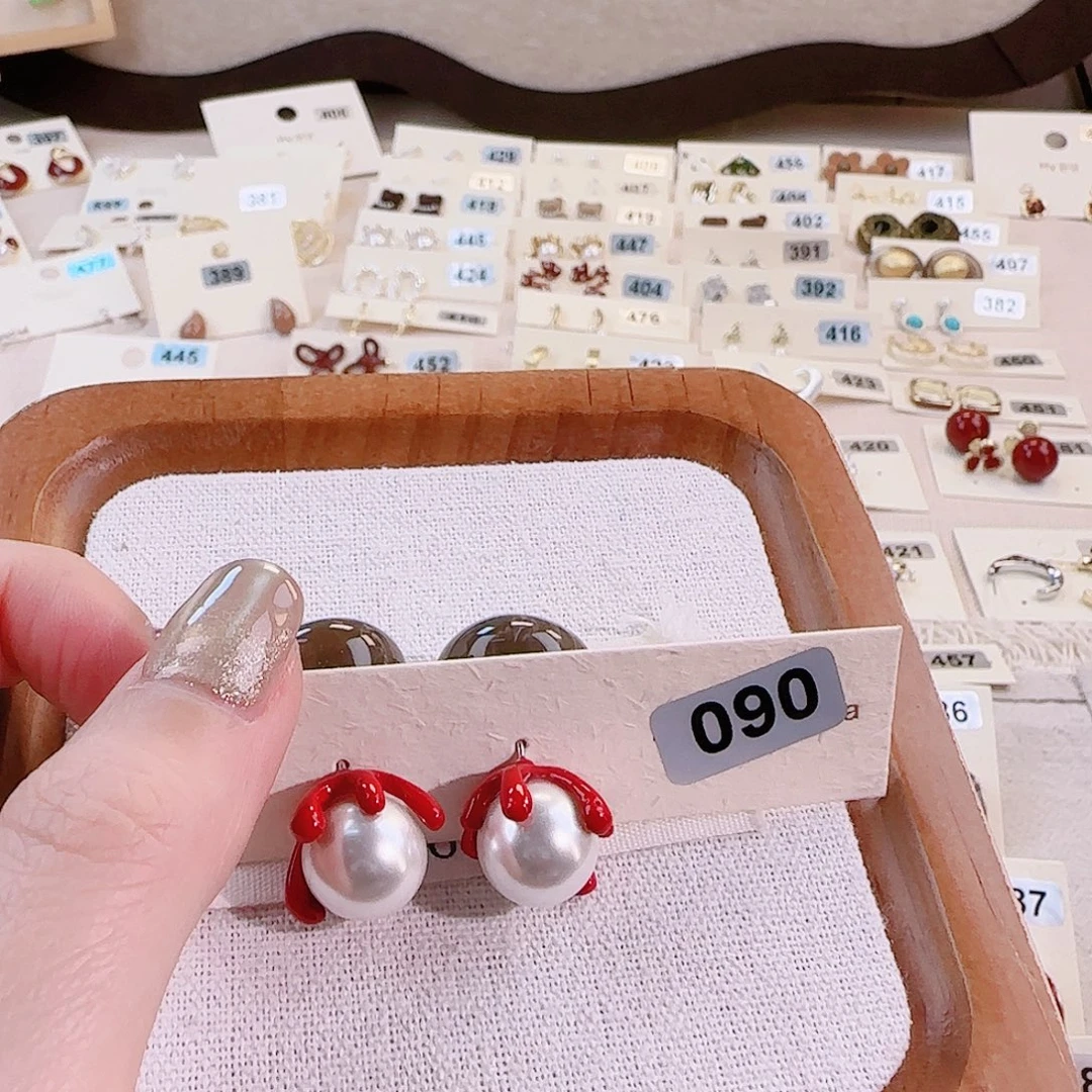 仿珍珠铜合金锡合金纯铜耳钉