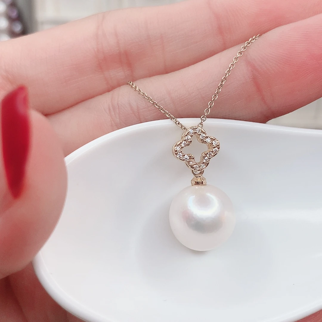 淡水珍珠合金颈饰