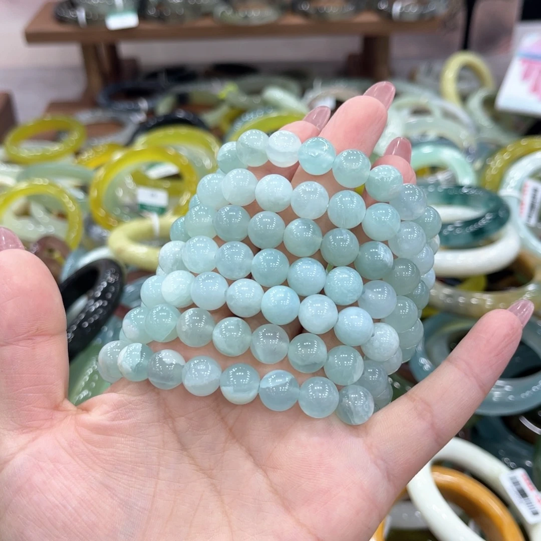 未镶嵌蛇纹石玉手镯微瑕不退不换