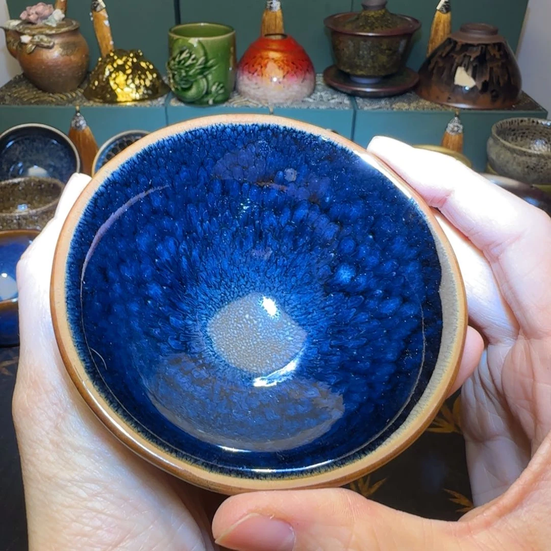 茶盏微瑕建盏，介意勿拍