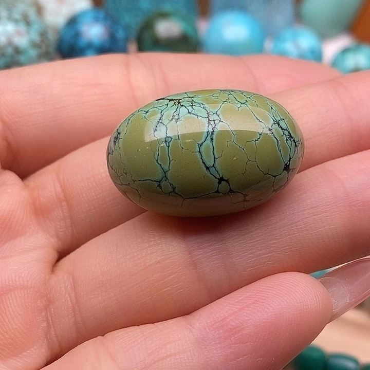 绿松石未镶嵌原矿高瓷绿松石配饰