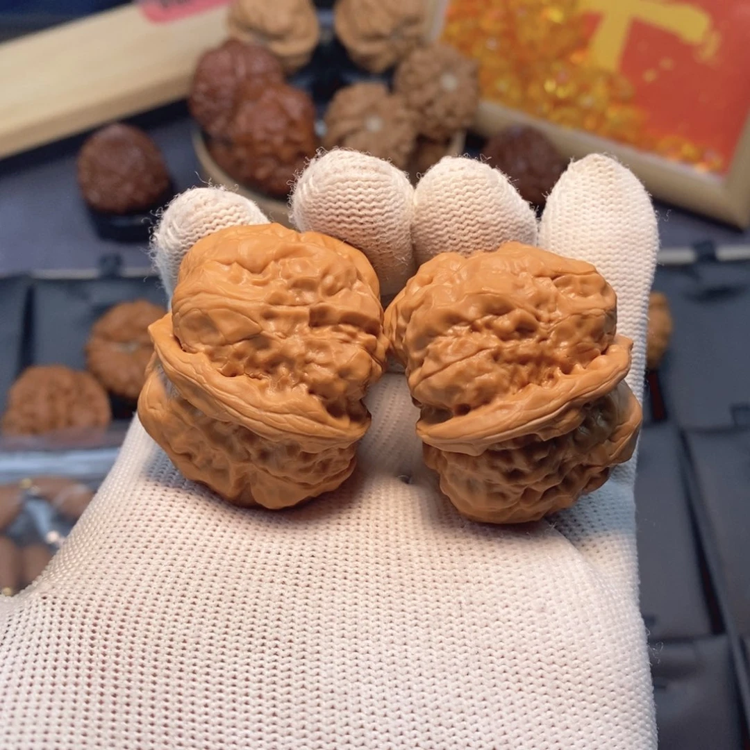 把件文玩核桃39尺怀柔蛤蟆头H394