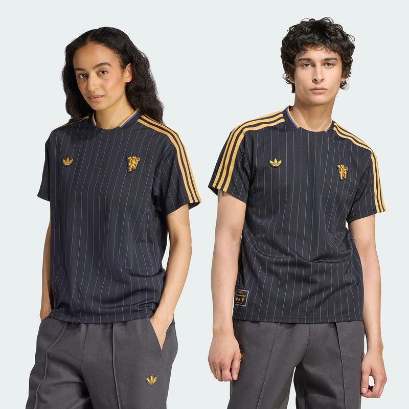 阿迪达斯 （adidas）男子曼联足球休闲文化短袖球衣JN2818