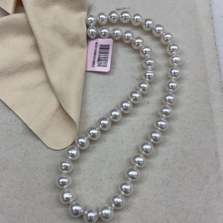 项链未镶嵌海水珍珠薇****E冷白光9-11mm