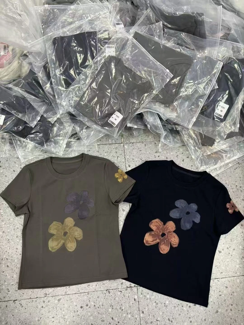 （小雨推荐）2025年新款春夏款圆领印花速干修身短袖T恤