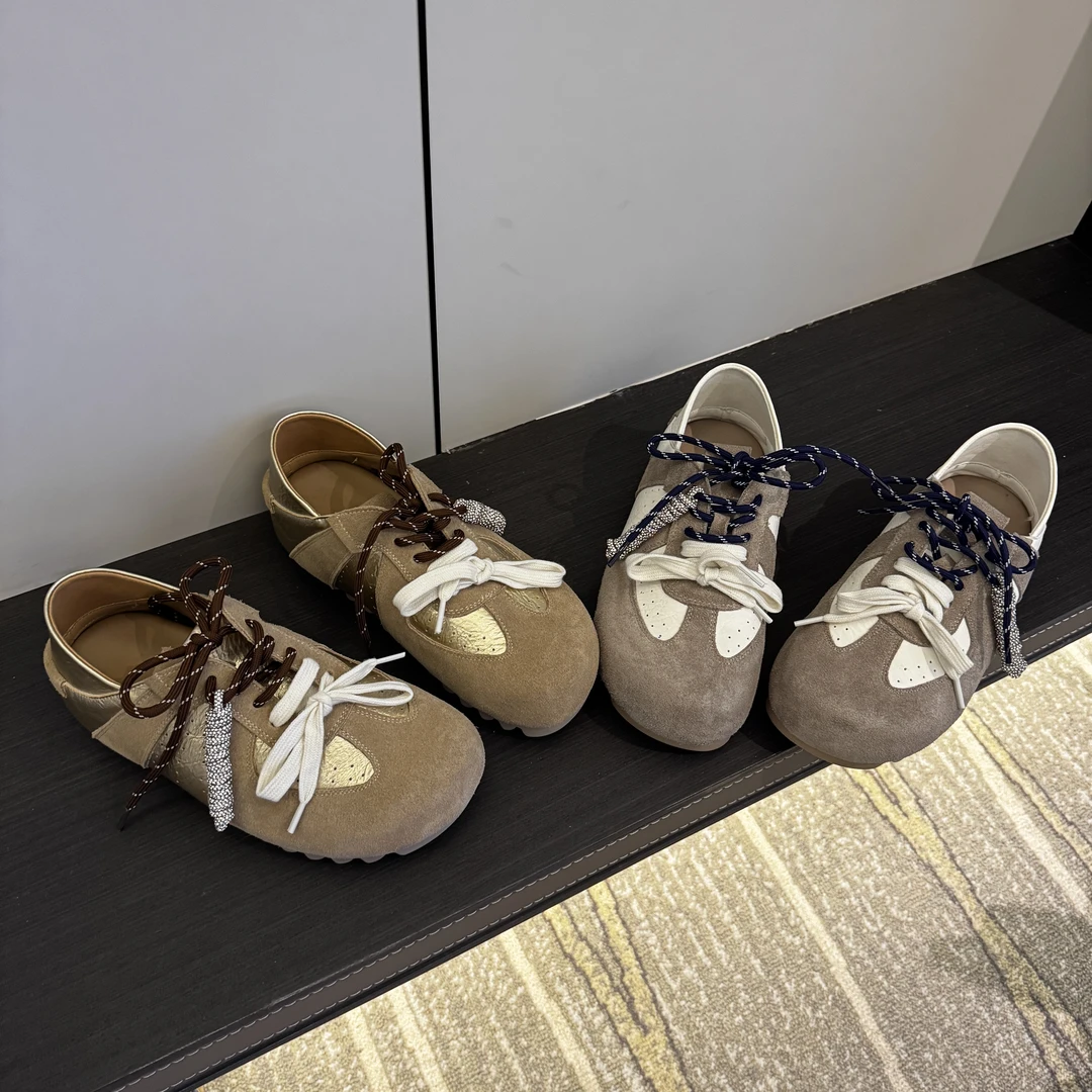 糖糖德训鞋女款2025新款爆款软底轻便休闲鞋透气板鞋双鞋带女鞋子