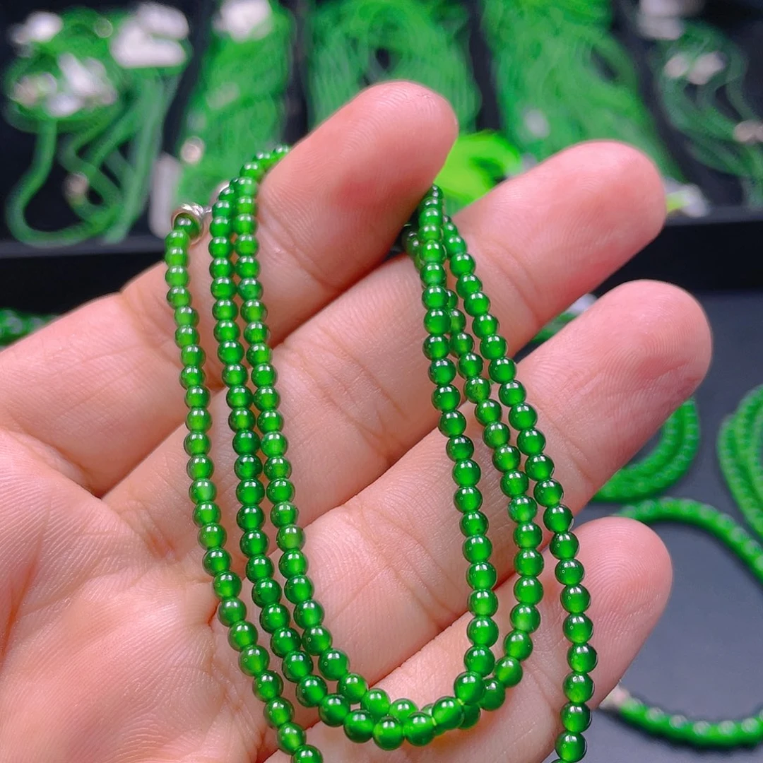 翡翠未镶嵌颈饰天然A货翡翠