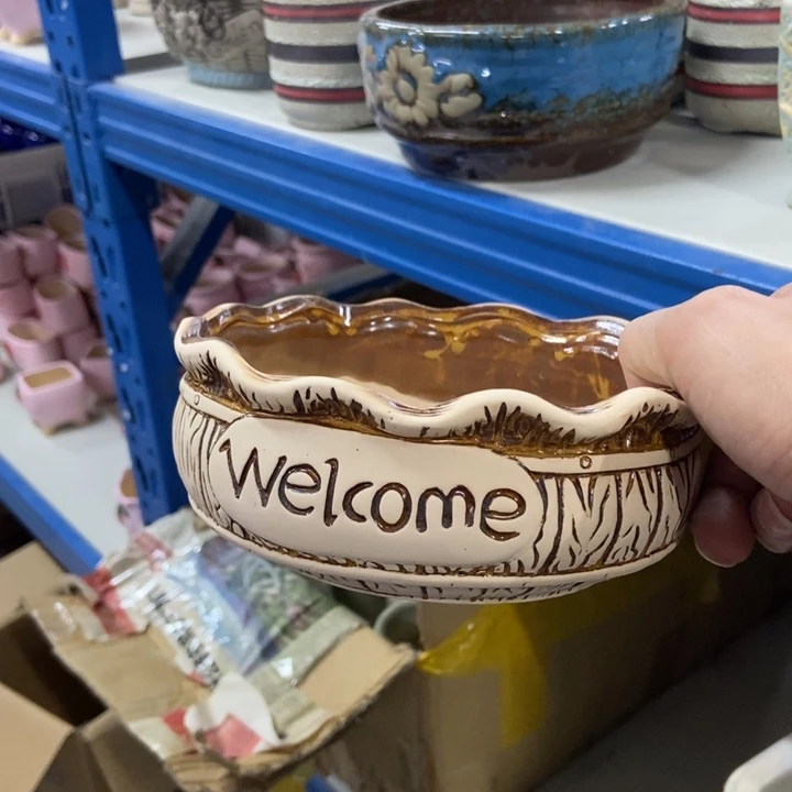 陶瓷花盆单场满9.9发15*6