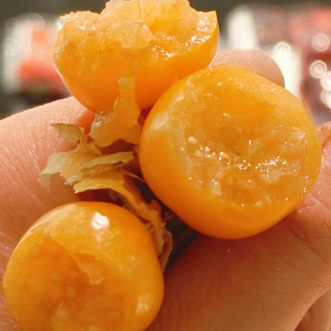 姑娘果，28一箱2斤装，个别裂口算正常，灯笼果