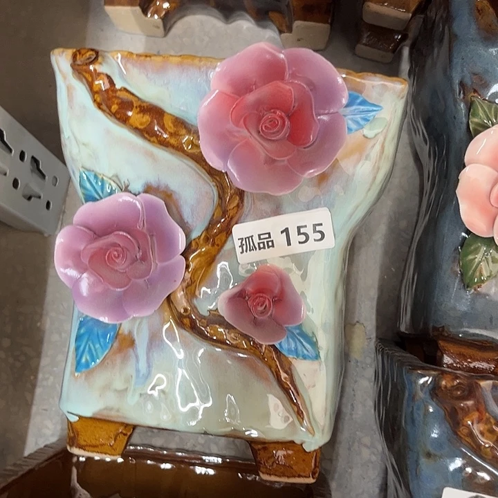 紫砂花盆粗陶材质多肉花盆