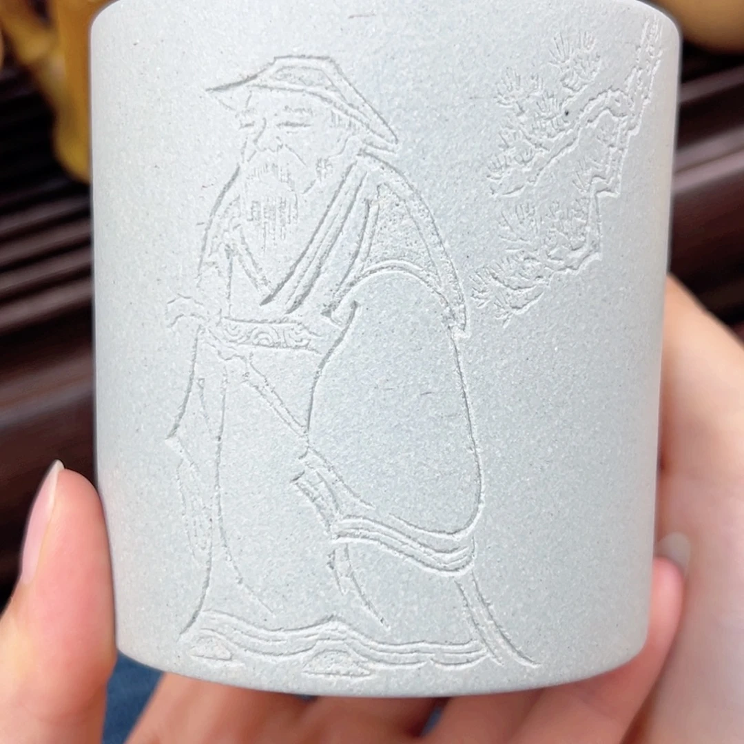 紫砂高温本绿大容量