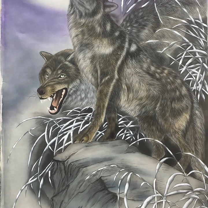 国画手绘国画作品欣赏