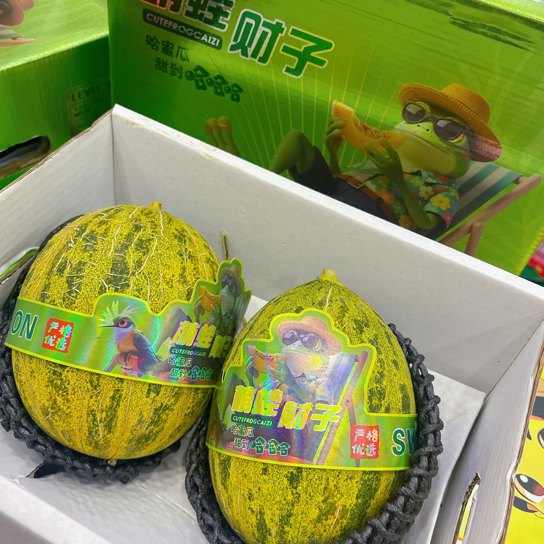 【配送到家】青蛙王子哈密瓜一颗