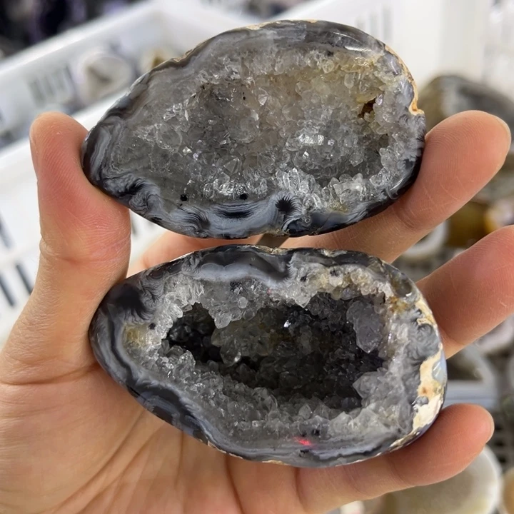 水晶珠宝半成品未镶嵌大漏蚕丝盆