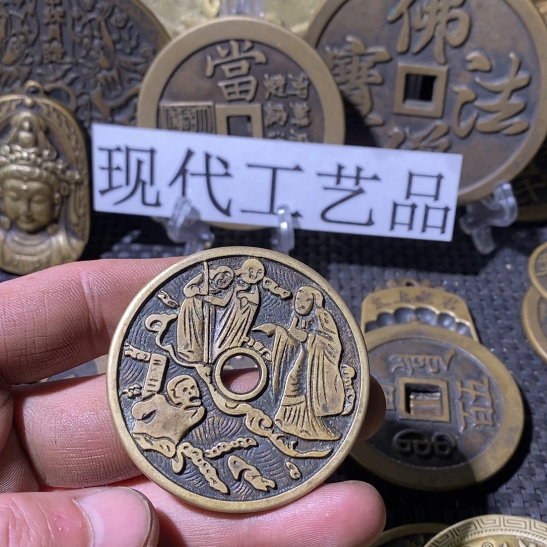 古***童铜翻砂铸造现代工艺品
