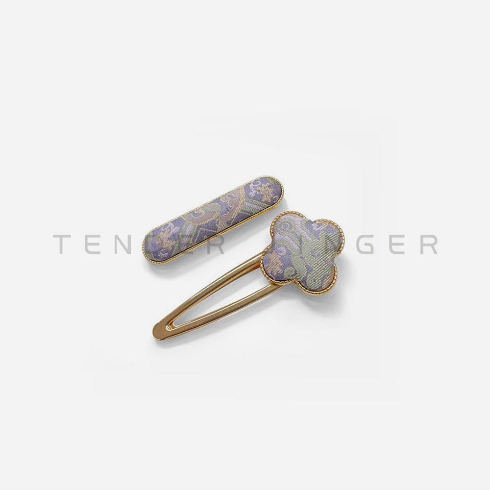Tender Jinger｜新中式质感优雅非遗发卡发夹刘海夹FS56163