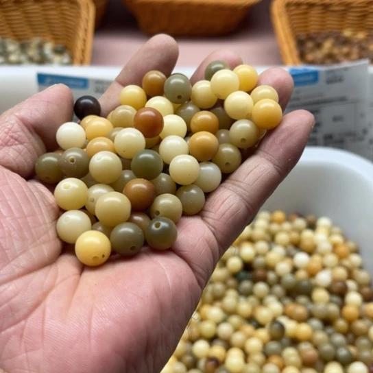 吊坠白玉菩提10多宝圆珠200颗