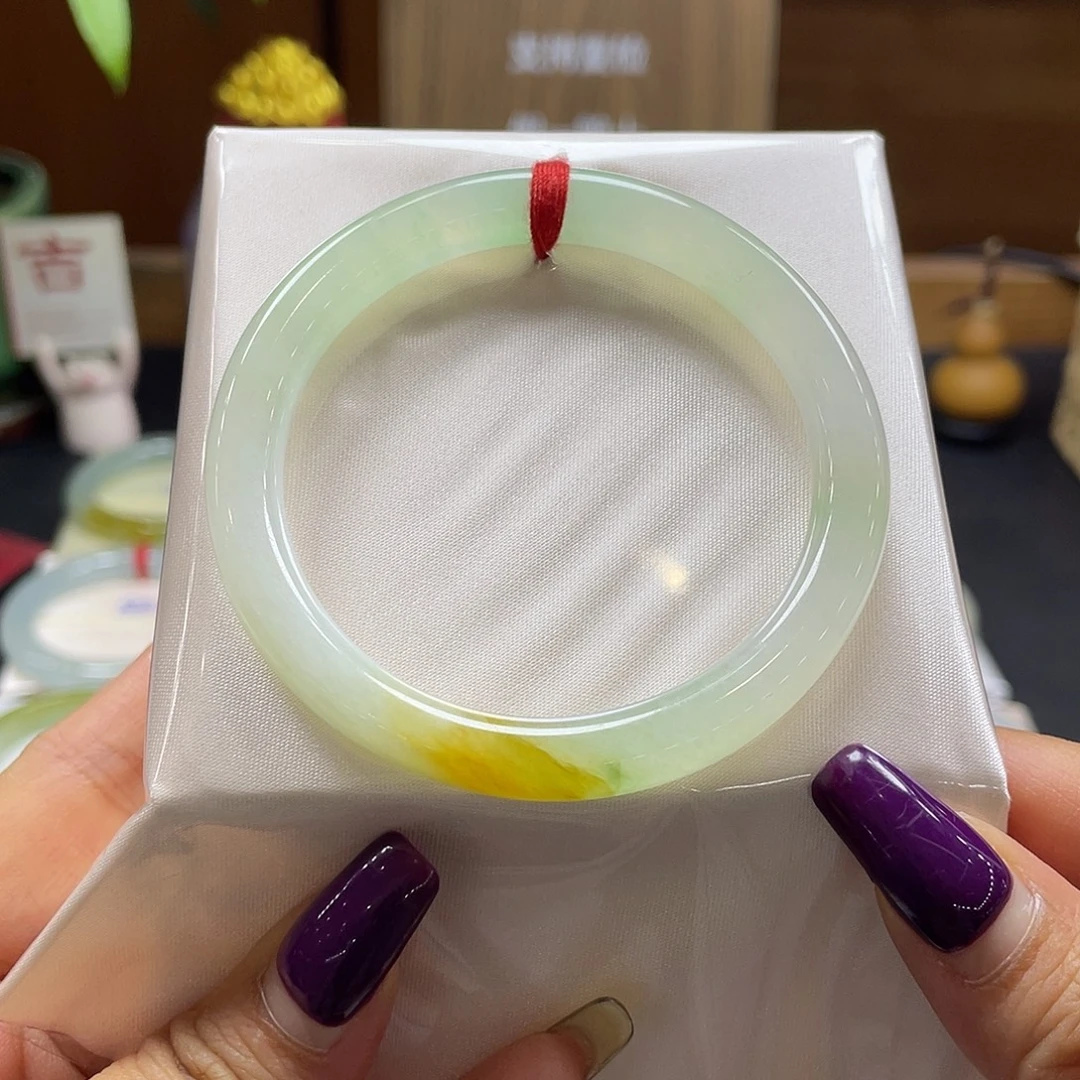 翡翠未镶嵌手镯27 号链接