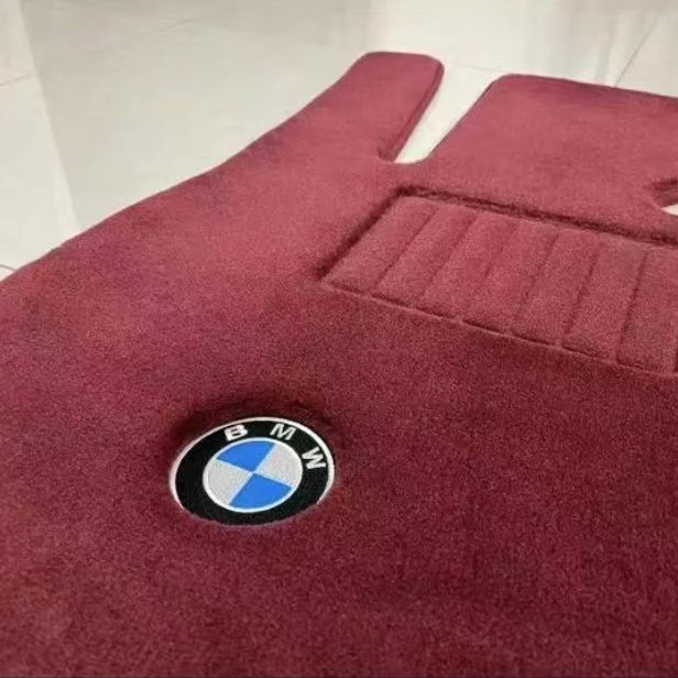 新款宝马740Li宝马X7X5系专车专用汽车脚垫澳洲羊毛车毯高端定制