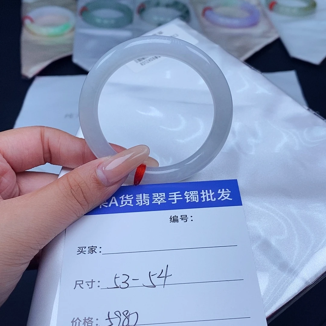 翡翠未镶嵌手镯百元手镯默认瑕疵