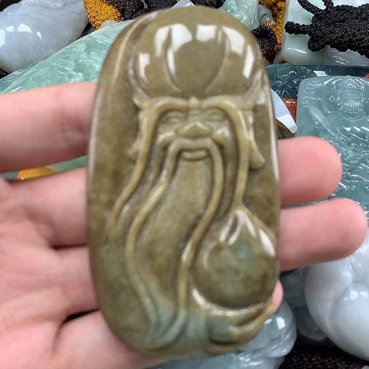 翡翠未镶嵌颈饰天然保真a货