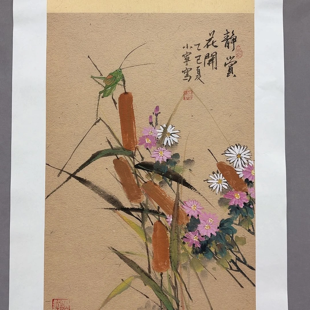 国画亲笔手绘放心去藏