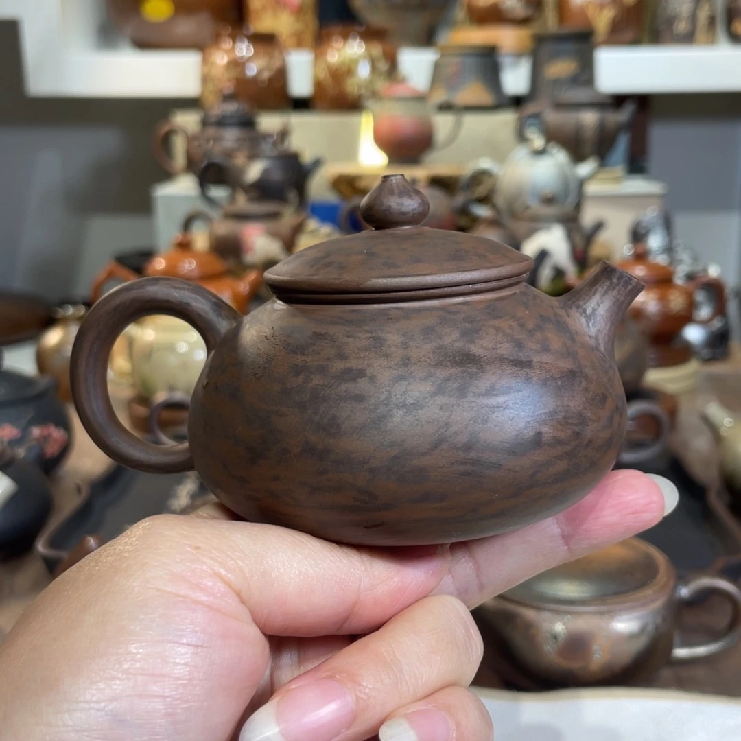 庆***爷壶福利球孔手磨款飞霞流云