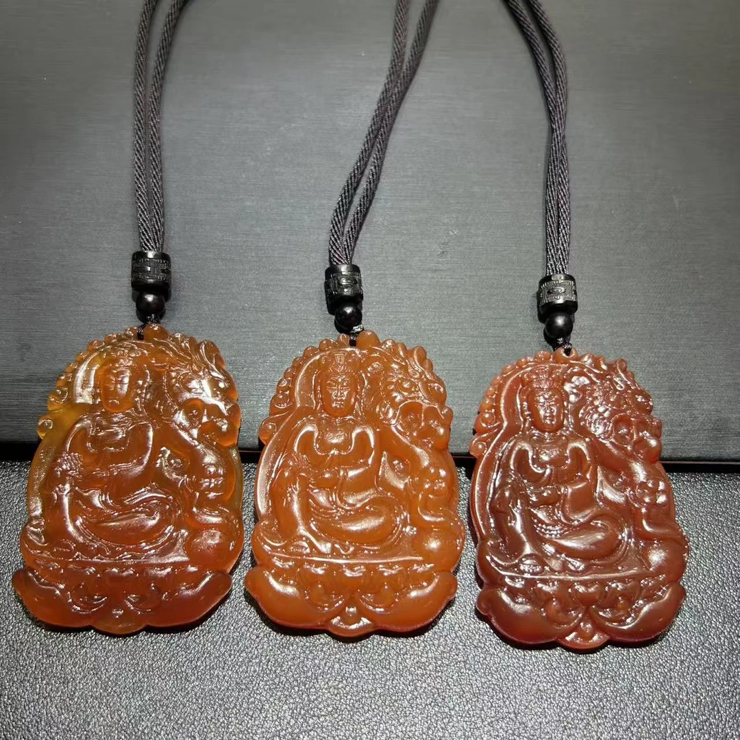 S1447-红花玛瑙红御龙观音-配绳-多样性发其一