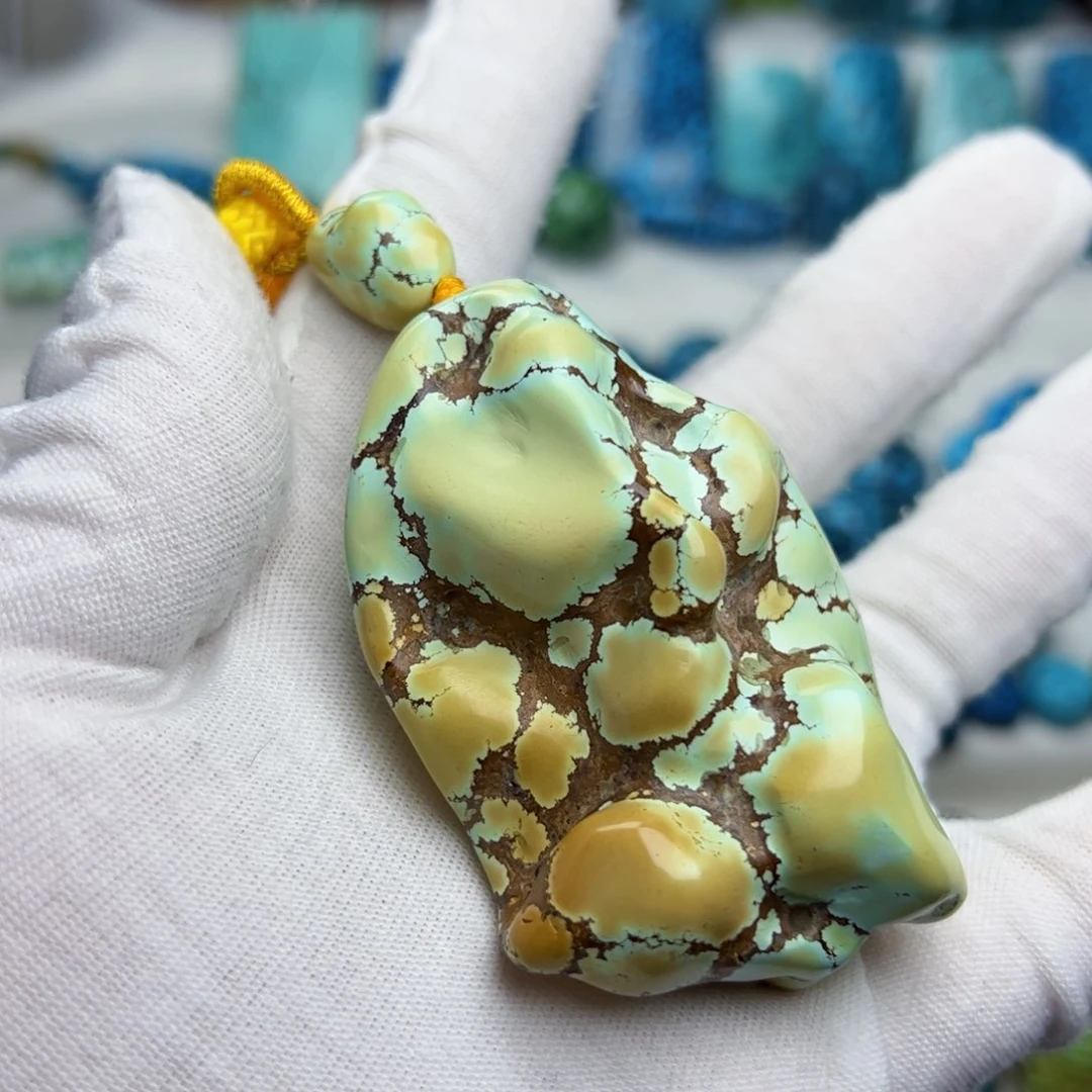 绿松石珠宝奇石未镶嵌