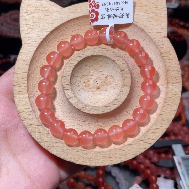 南红玛瑙未镶嵌配饰手串8.8咪冰粉2192