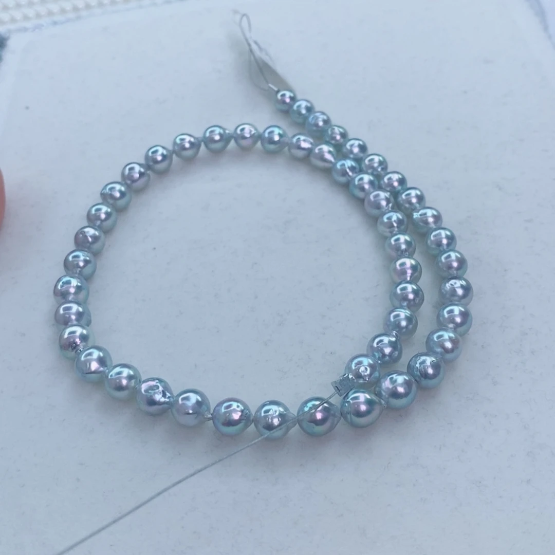 海水珍珠银S925镶嵌颈饰