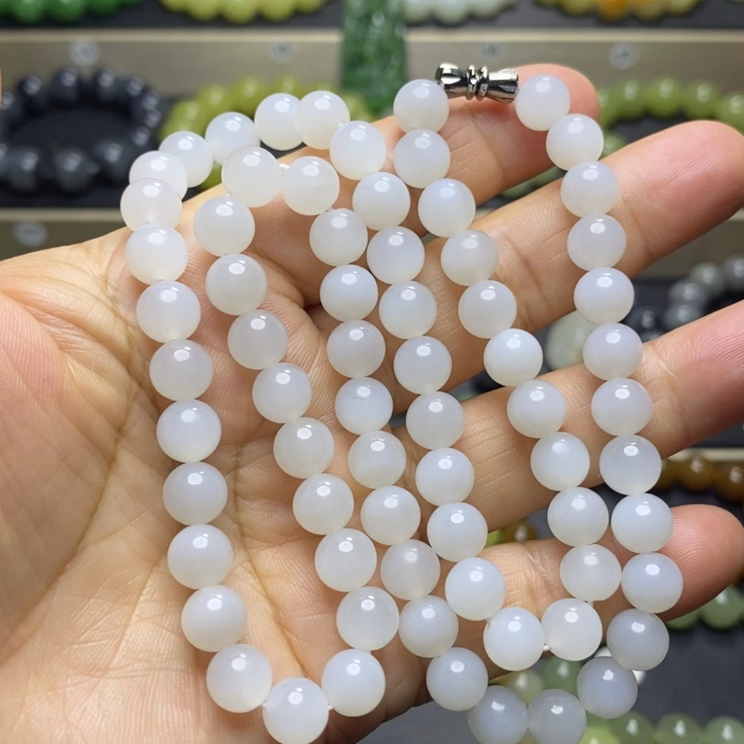 和田玉未镶嵌手串