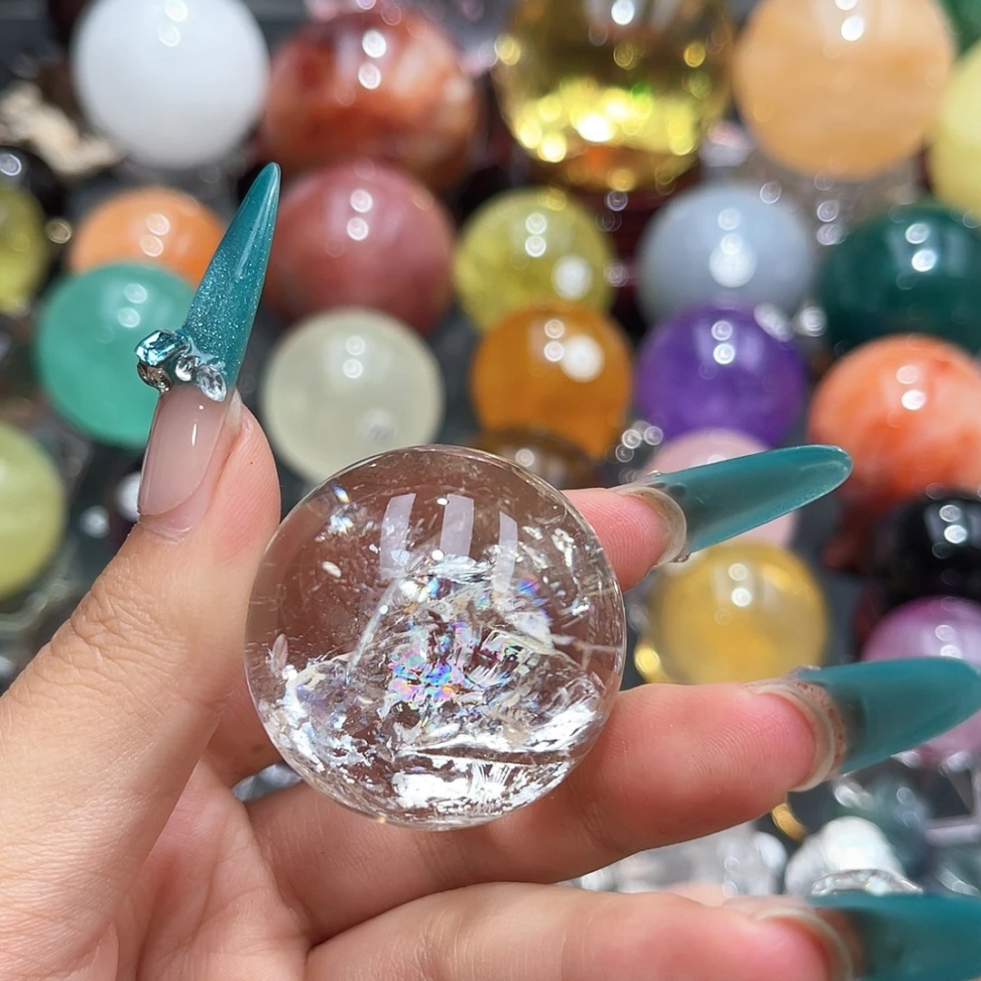 未镶嵌水晶珠宝半成品微瑕3.77