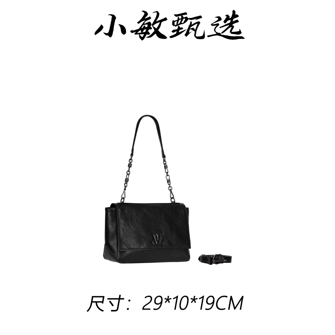 【小敏精选】渠道货GQ-9001-黑色春夏单时尚单肩女包