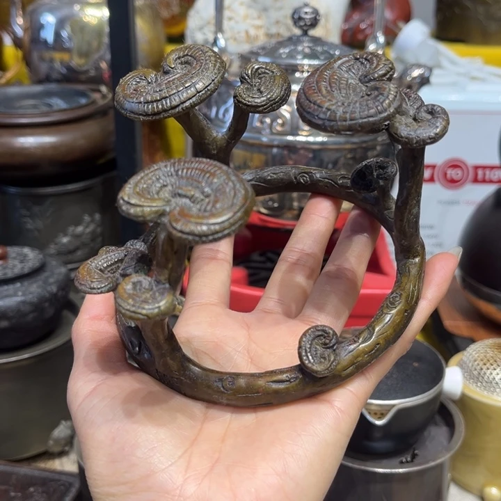 蜜安罐瓷香炉锡茶则