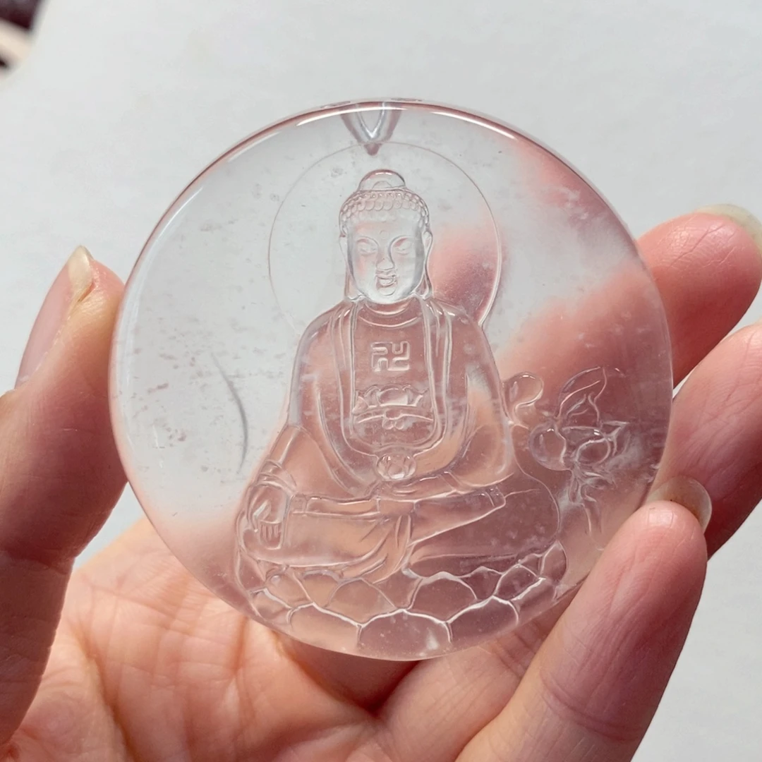 颈饰未镶嵌石英质玉