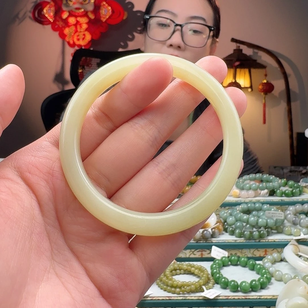 和田玉54.9圈口26未镶嵌