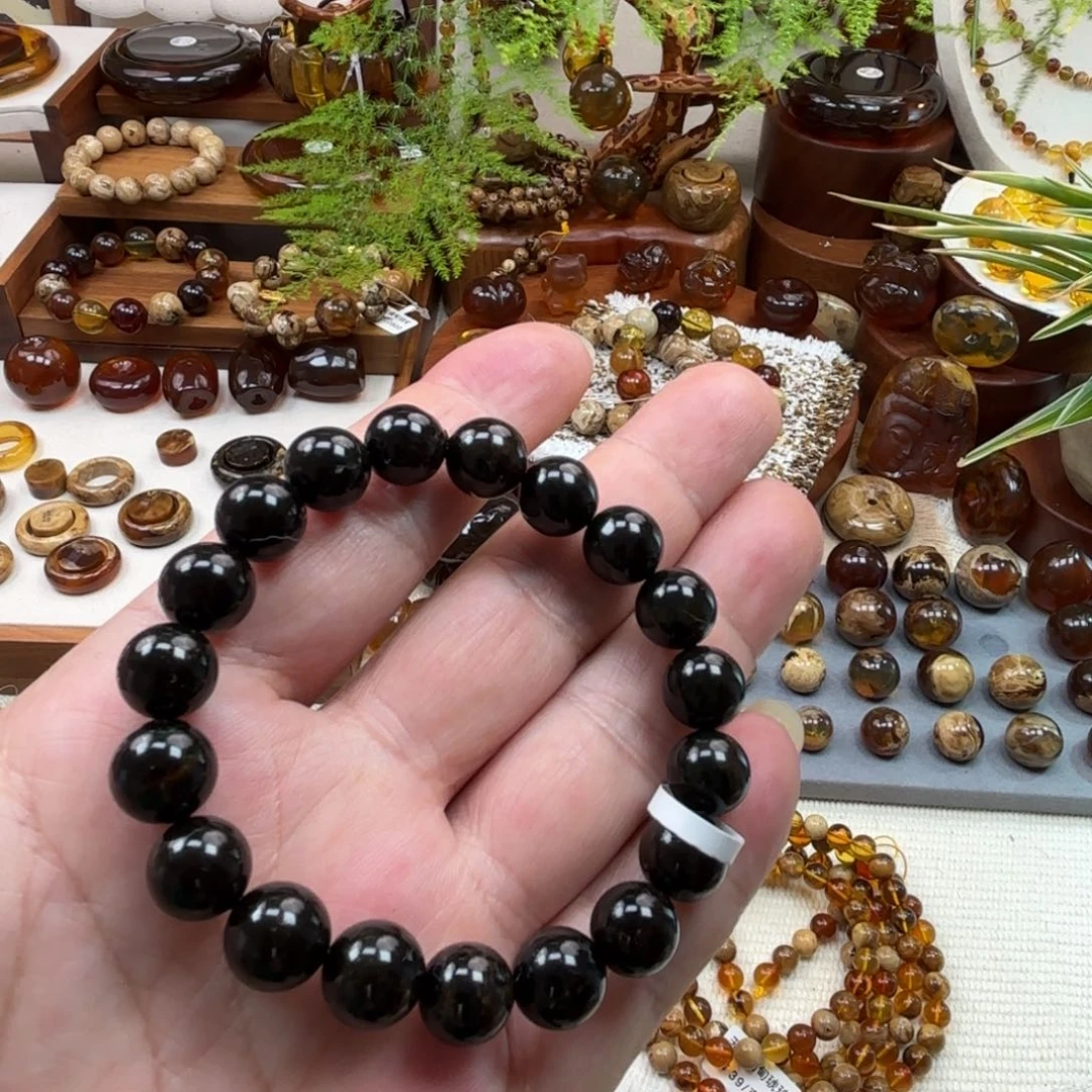 手链琥珀未镶嵌翁珀精品10