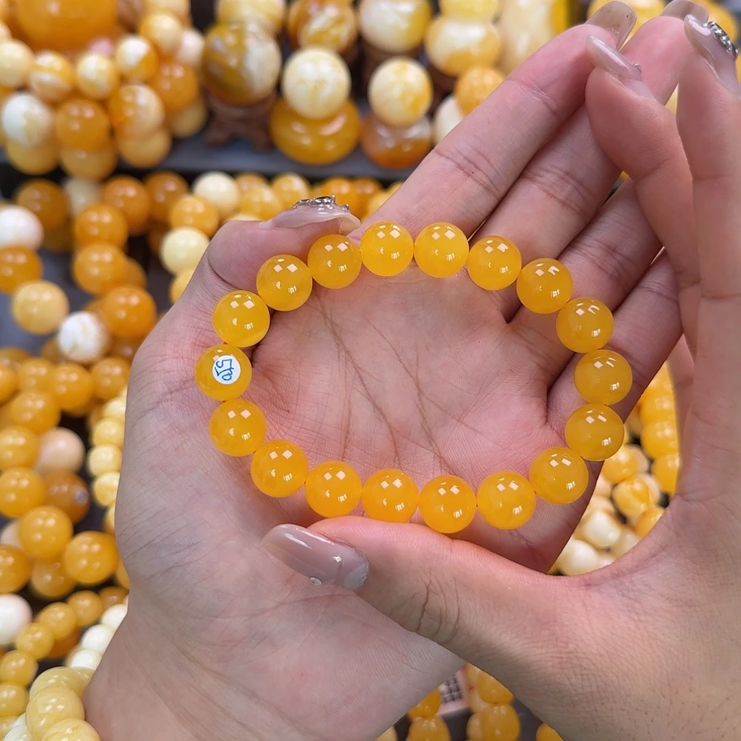 蜜蜡未镶嵌珠宝奇石同料12mm