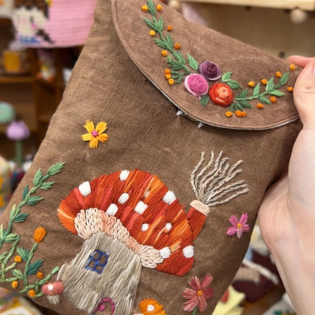 毛绒钩织刺绣手工包包玩偶居家用品