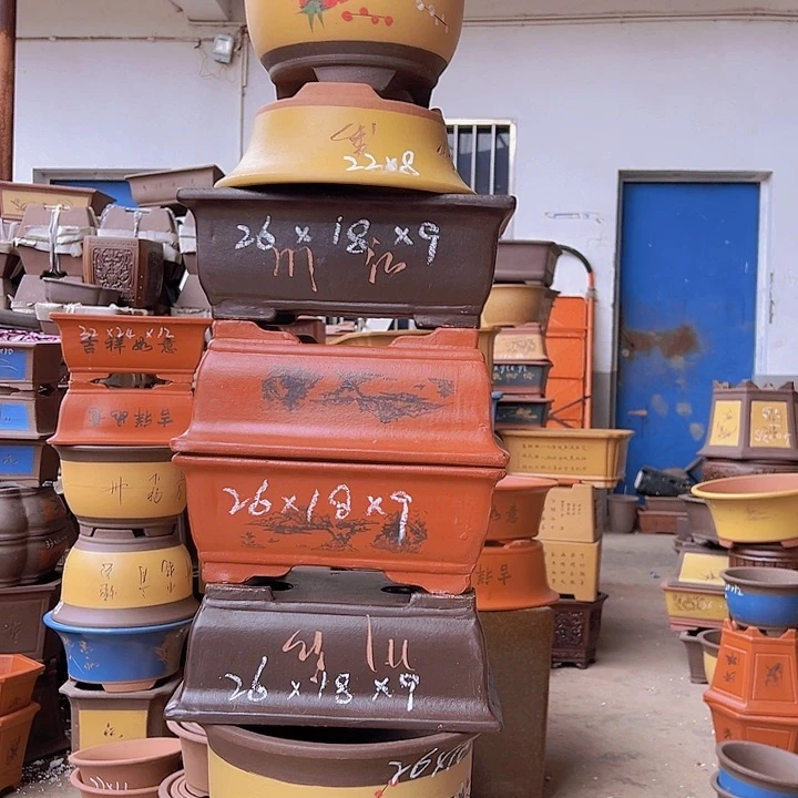 紫砂花盆紫砂花盆