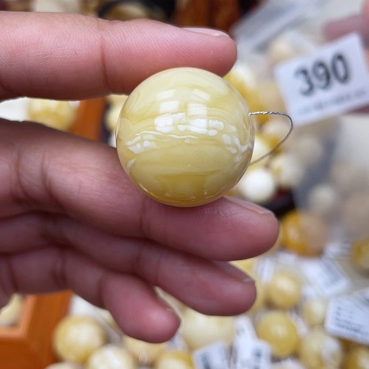 蜜蜡未镶嵌珠宝奇石粉25.4