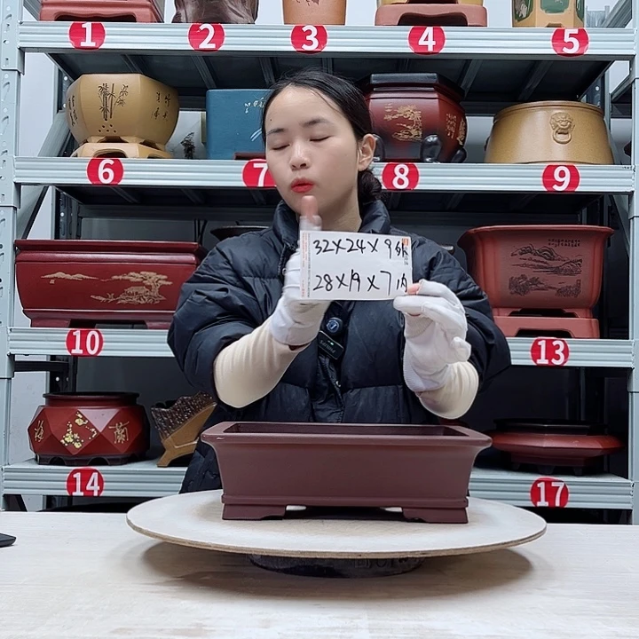 紫砂花盆紫砂花盆