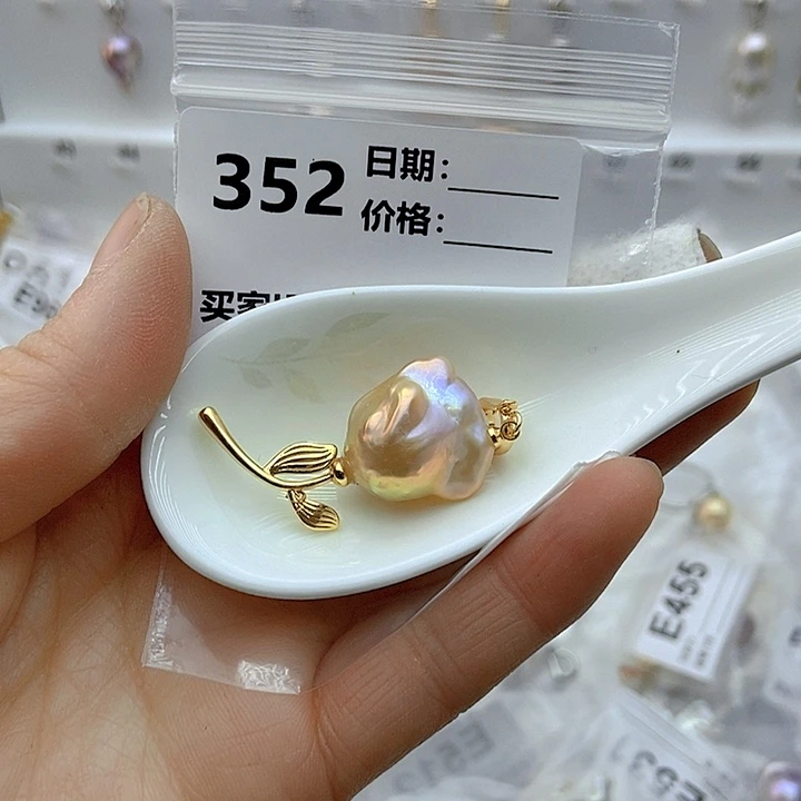 淡水珍珠颈饰银S925镶嵌