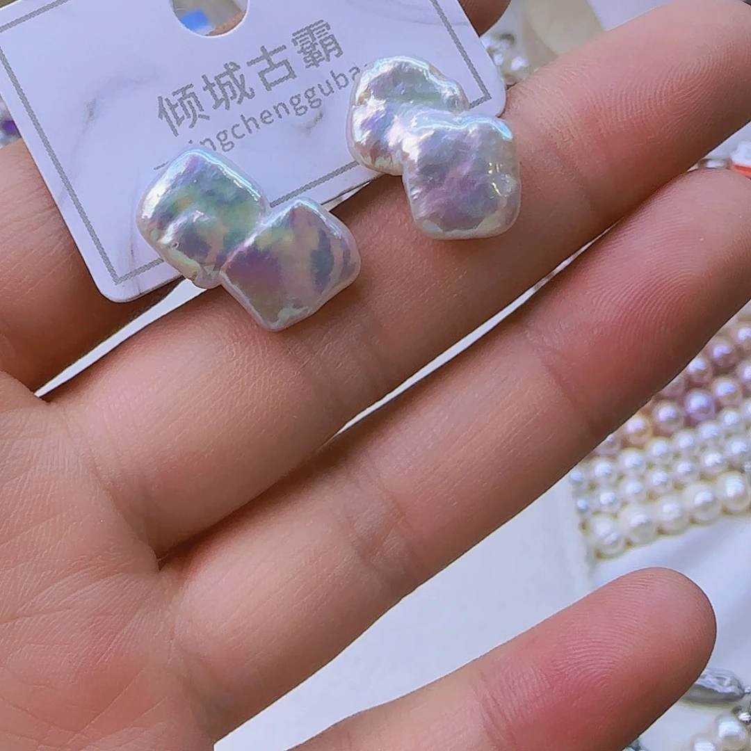 银S925镶嵌项链定制695淡水珍珠