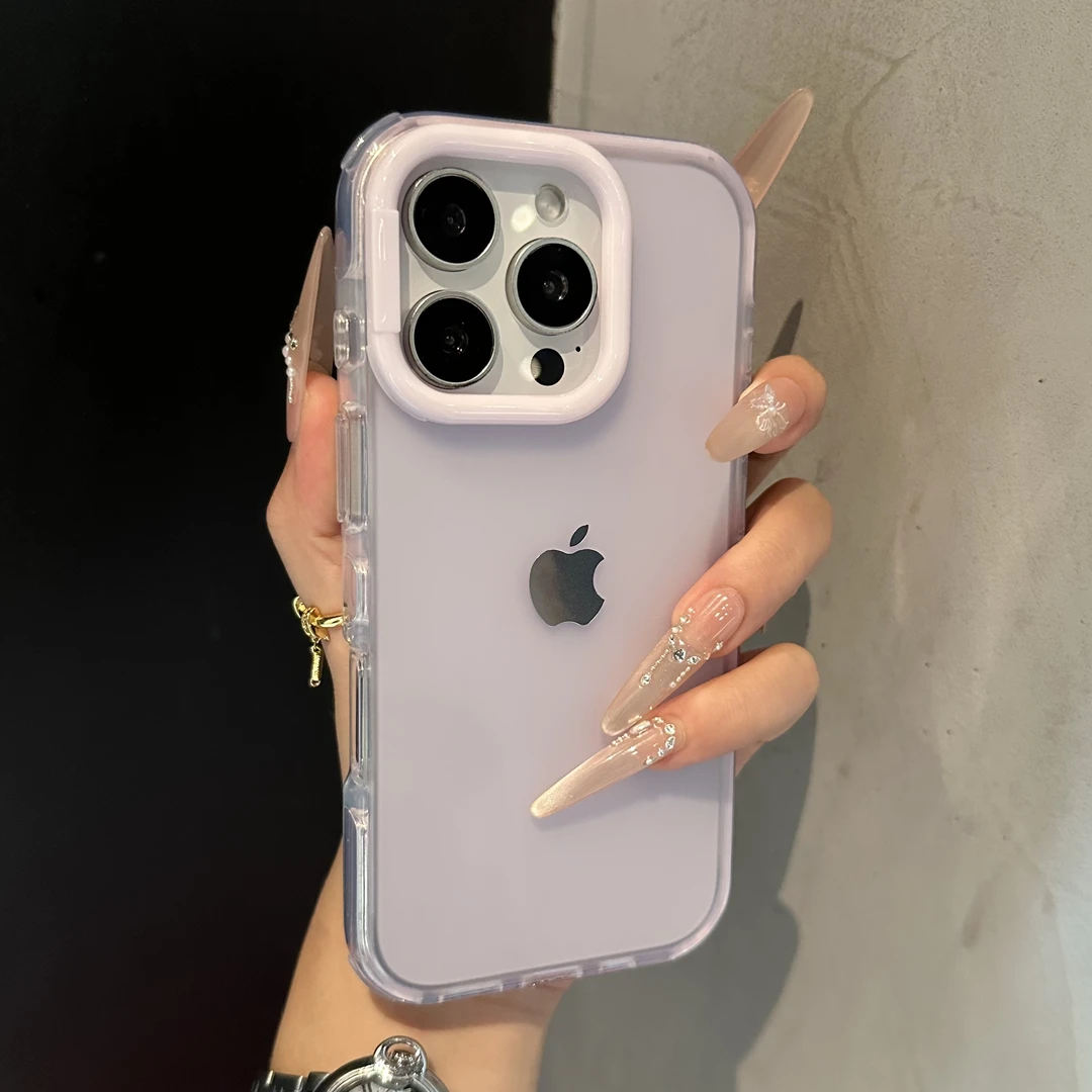 新款高颜值圆边适用苹果17promax手机壳iPhone16磨砂15防摔14潮13