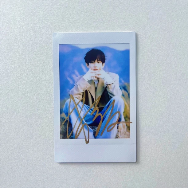 P0108【成毅】正品拍立得照片 白边